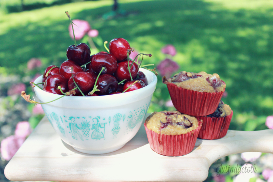 cherry muffins