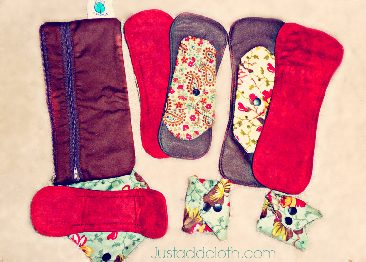 Peepods cloth menstrual pads