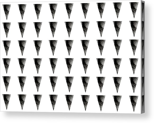 black triangle geometric minimal art print