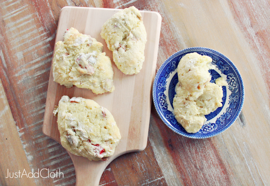 rhubarb scone recipe