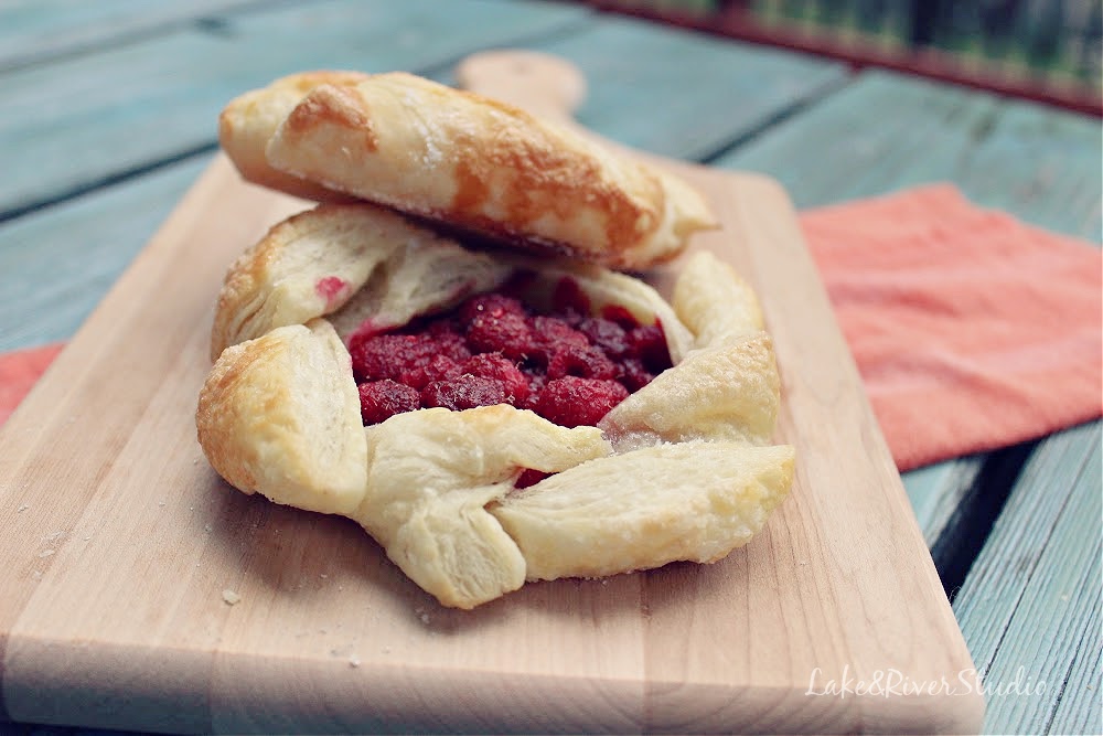 raspberry puff pastry